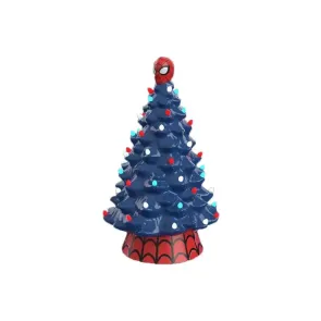 Marvel Keramik-Weihnachtsbaum mit Lichtern Spider-Man 23 cm