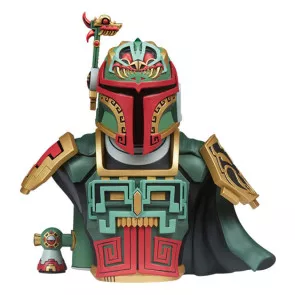 Star Wars Urban Aztec Vinyl Büste Boba Fett by Jesse Hernandez 20 cm