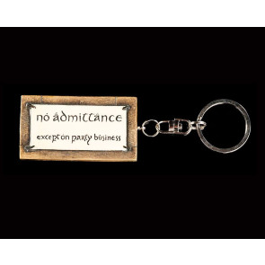 Herr der Ringe No Admittance Schlüsselanhänger 6 cm