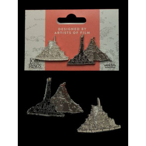 Herr der Ringe Ansteck-Pin Doppelpack Minas Tirith & Mt. Doom