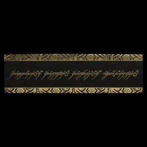 Herr der Ringe Leder Lesezeichen The One Ring Inscription