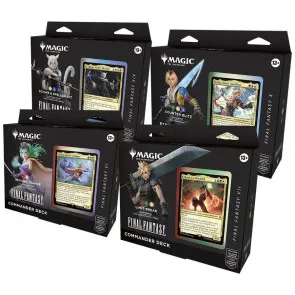 Magic the Gathering Final Fantasy Commander-Decks Display (4) englisch