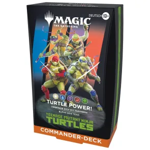 Magic the Gathering Teenage Mutant Ninja Turtles Commander-Decks Umkarton (4) deutsch