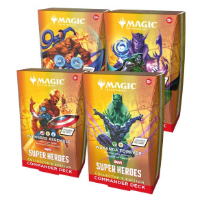 Magic the Gathering Marvel Super Heroes Collector's Edition Commander Decks Umkarton (4) englisch