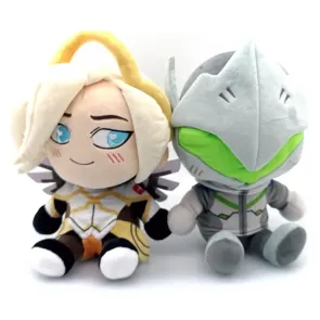 Overwatch Plüschfiguren 2er-Pack Genji & Mercy 22 cm