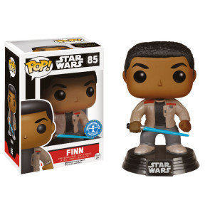 Star Wars VII Finn with Lightsaber POP! Figur 9 cm Exclusive