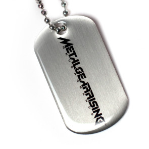 Metal Gear Rising Erkennungsmarke mit Kette