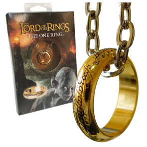 Herr der Ringe Ring Der Eine Ring (vergoldet) Größe 10