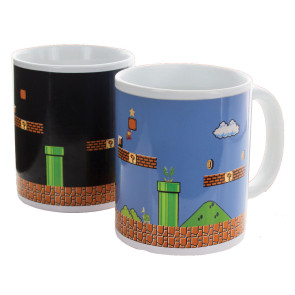 Super Mario Bros. Tasse mit Thermoeffekt Level