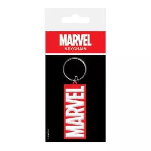 Marvel Comics Gummi-Schlüsselanhänger Logo 6 cm