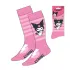 Sanrio Socken Kuromi Pink Stripes 36-43  