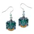 Harry Potter Ohrringe Slytherin Crest (Versilbert)