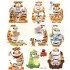 I Am Not Fat Tiger Roaring Love Series Minifiguren 9 cm Display (8)
