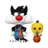 Space Jam 2 POP! & Buddy Vinyl Figur Sylvester & Tweety 9 cm