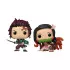Demon Slayer: Kimetsu no Yaiba POP! Animation Vinyl Figuren 2er-Pack Tanjiro & Nezuko 9 cm