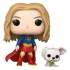 Supergirl (2026) POP! Heroes Vinyl Figur Supergirl with Puppy Krypto 9 cm