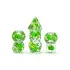 Dragon Storm Inclusion Würfel Set Green Dragon (7)