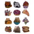 Fuzzballs Ansteck-Pins Mystery Pin Badge Display (12)    