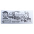 Harry Potter Blechschild Hogwarts Express Schematic
