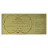 The Shining Replik Gyrosphere Collectible Ticket (vergoldet)