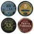 Fast & Furious Untersetzer 4er-Pack Vintage Style