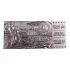Jurassic Park Replik Mosasaurus Ticket (versilbert)