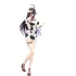Overlord Trio-Try-iT PVC Statue Albedo Mini Dress Cow Pattern Ver. 21 cm