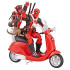 Deadpool Corps Marvel Legends Fahrzeug mit Figur Deadpool with Scooter 15 cm