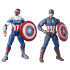 Marvel Legends Actionfiguren 2er-Pack 2022 Captain America: Sam Wilson & Steve Rogers 15 cm