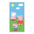 Peppa Pig Velours-Handtuch 75 x 150 cm     