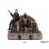 Star Wars The Mandalorian Deluxe Art Scale Statue 1/10 Boba Fett & Fennec on Throne 23 cm