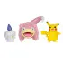 Pokémon Battle Figure Set Figuren 3er-Pack Pikachu (Weiblich), Lichtel, Flegmon 5 cm