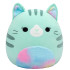 Squishmallows Plüschfigur Teal Cat with Tie-Dye Fuzzy Belly Corinna 50 cm