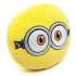 Minions 3 rundes Plüschkissen bestickt 30x10x30 cm