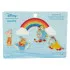 Disney by Loungefly Pin Ansteck-Pins 4er-Set Winnie the Pooh & Friends Rainy Day 4 cm
