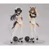 Guilty Princess Plastic Model Kit PLAMAX GP-07 Underwear Body Girl Ran & Jelly: Maid Ver. Set 16 cm