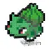 Pokémon MEGA Bauset Bisasam Pixel Art
