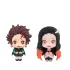 Demon Slayer: Kimetsu no Yaiba Look Up PVC Statue Tanjiro Kamado Sharp face Ver. & Nezuko Kamado Conquered the sun Ver. 11 cm (with gift)