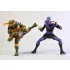 Teenage Mutant Ninja Turtles Michelangelo vs Foot Soldier Actionfiguren Doppelpack 18 cm