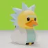 Rick and Morty Tubbz Mini PVC Figur Rick 5 cm       