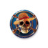One Piece Emaille Ansteck-Button Straw Hat Logo
