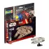 Star Wars Modellbausatz 1/241 Model Set Millennium Falcon 10 cm