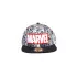Marvel Comics Snapback Cap Classic Red & White Logo