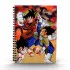 Dragon Ball Z Notizbuch mit 3D-Effekt Goku vs Vegeta