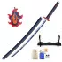 Demon Slayer Kimetsu No Yaiba Replik 1/1 Schwert Tanjiro Kamado V2 Fire Breath 74 cm