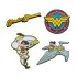 DC Comics Wonder Woman Ansteck-Pin 4er-Pack