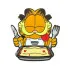 Garfield Ansteck-Pin Disco Garfield Lasagna Dinner 5 cm