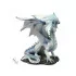 Grawlbane Drache Figur Weiß Blau 20 cm