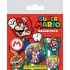 Super Mario Ansteck-Buttons 5er-Pack 