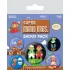 Super Mario Bros. Ansteck-Buttons 5er-Pack 